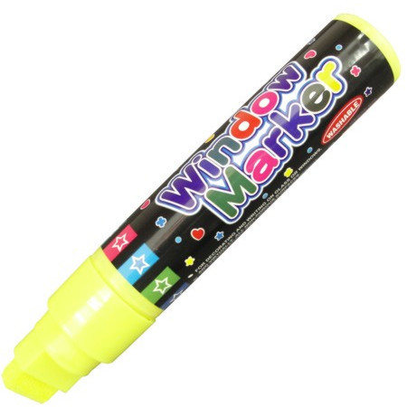 Caneta Para Vidro Window Marker Amarelo